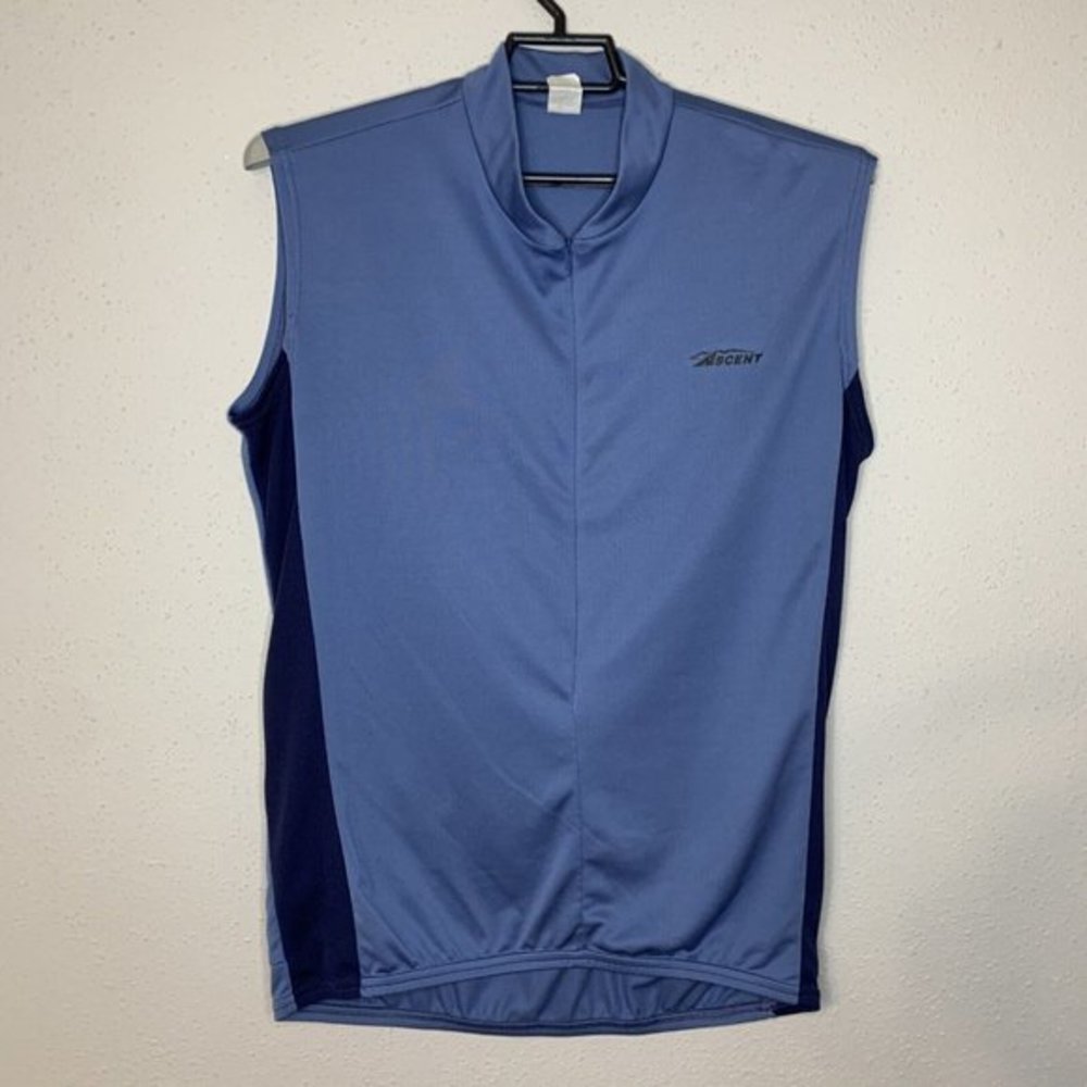 Ascent Jersey‎ Mens XL Wind Vest Cycling Bike Shirt Half Zip Pockets